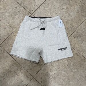 Essentials Light Gray Men's Athletic Shorts